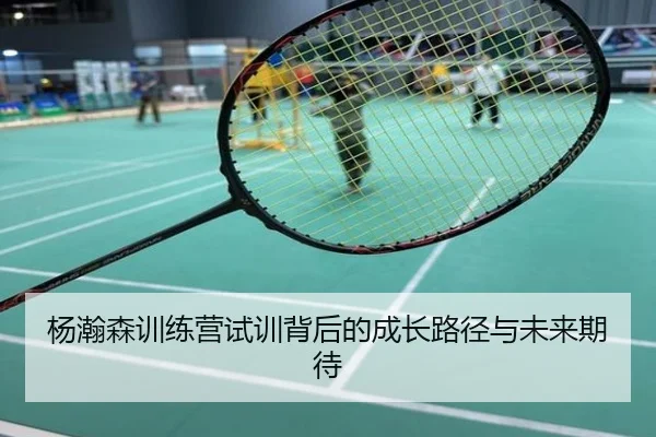 杨瀚森训练营试训背后的成长路径与未来期待